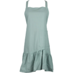 Adult Cotton Ruffle Apron Women's Full-Length Apron