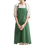 Unisex cotton and linen full-body aprons